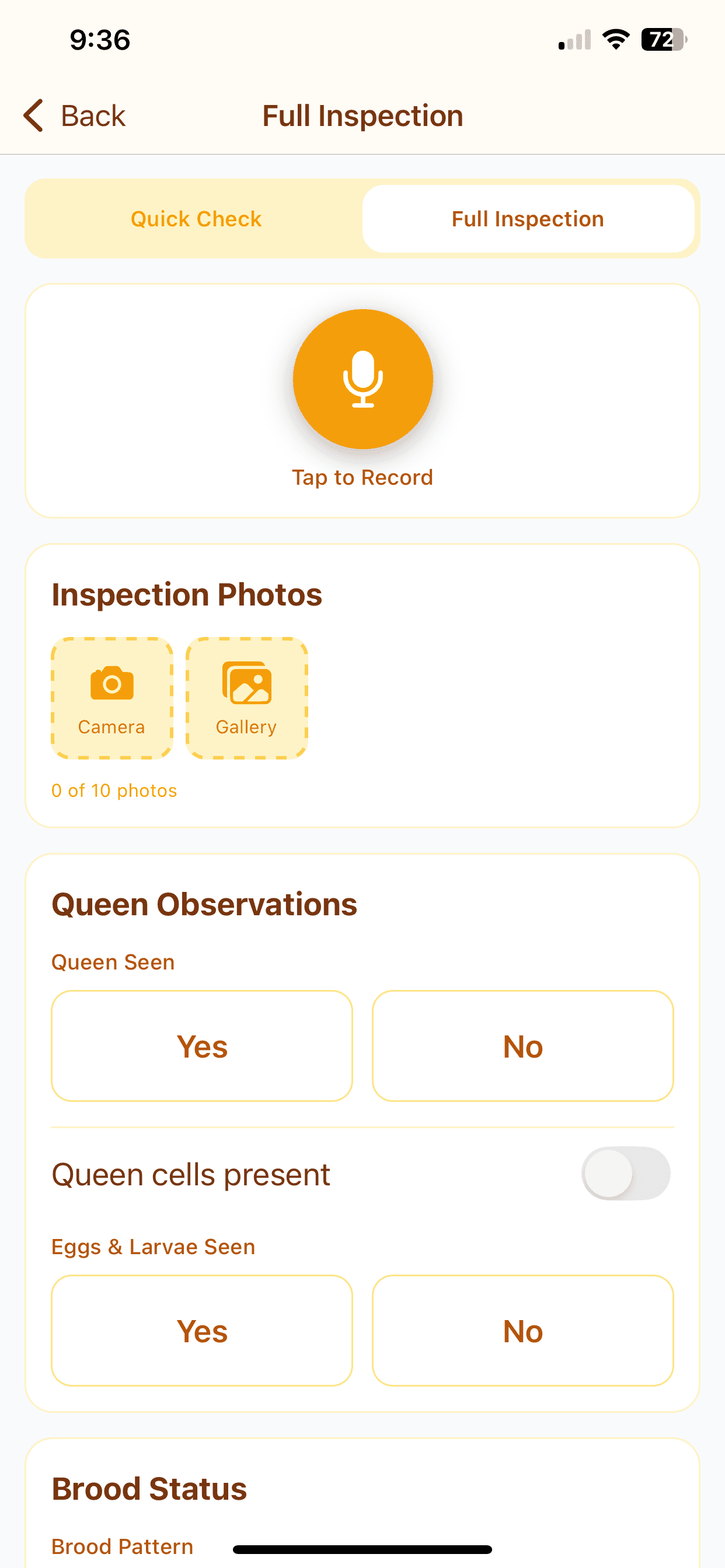 Voice Your Observations app screenshot